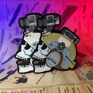 Патч на одежду Череп с ПНВ