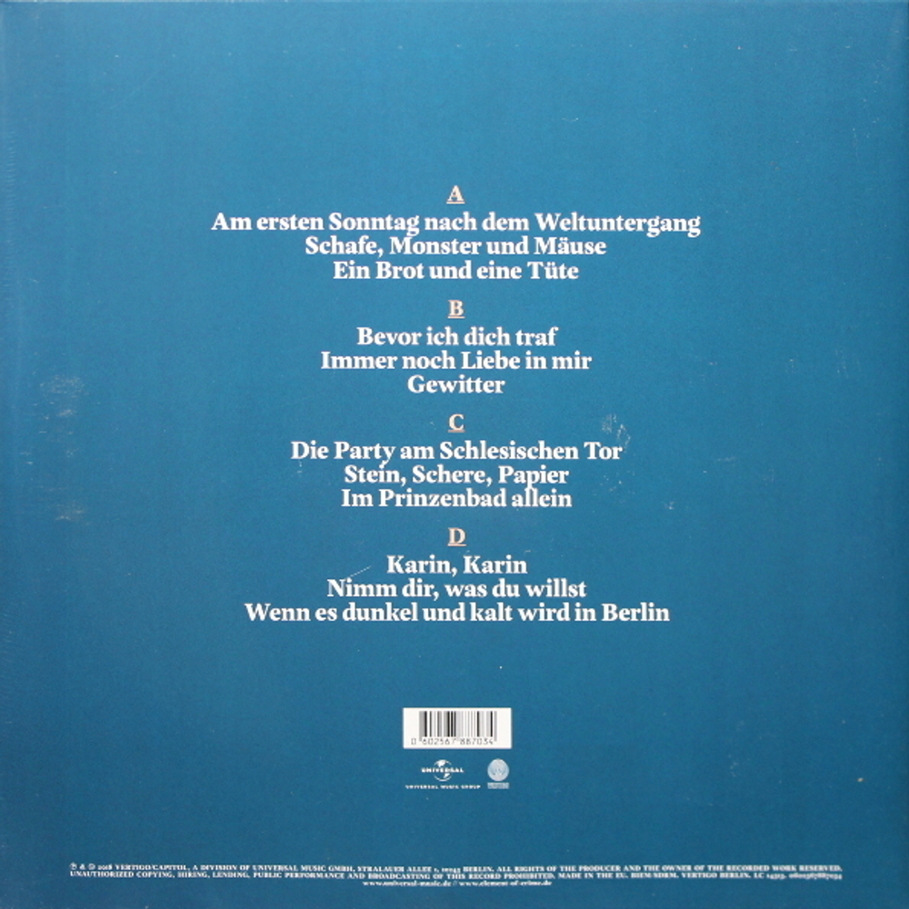 Element Of Crime / Schafe, Monster Und Mause (2LP)