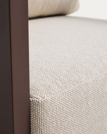 Уличное кресло Nerano из коричневого алюминия