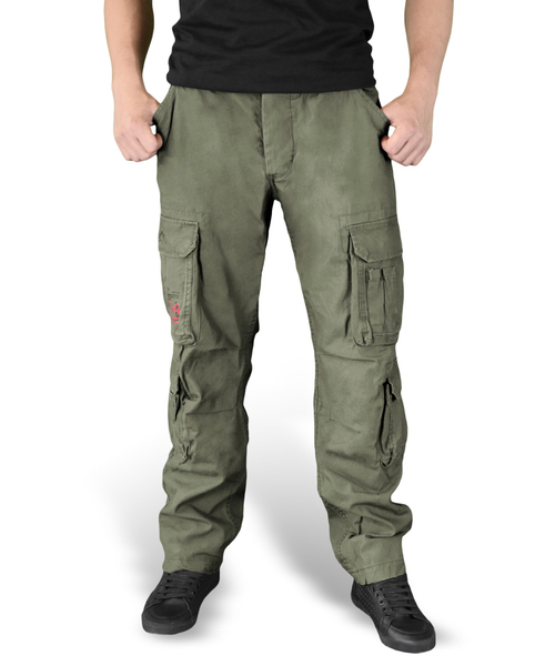 Штаны Surplus Airborne Vintage Slimmy (олива - olive)