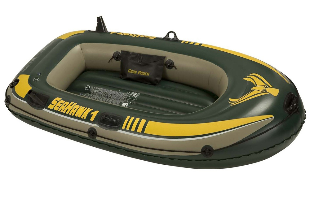 Одноместная надувная лодка Seahawk 1 Intex, до 100 кг.