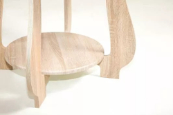 Стол журнальный СЖ-24 с рисунком Р-2/дуб сонома