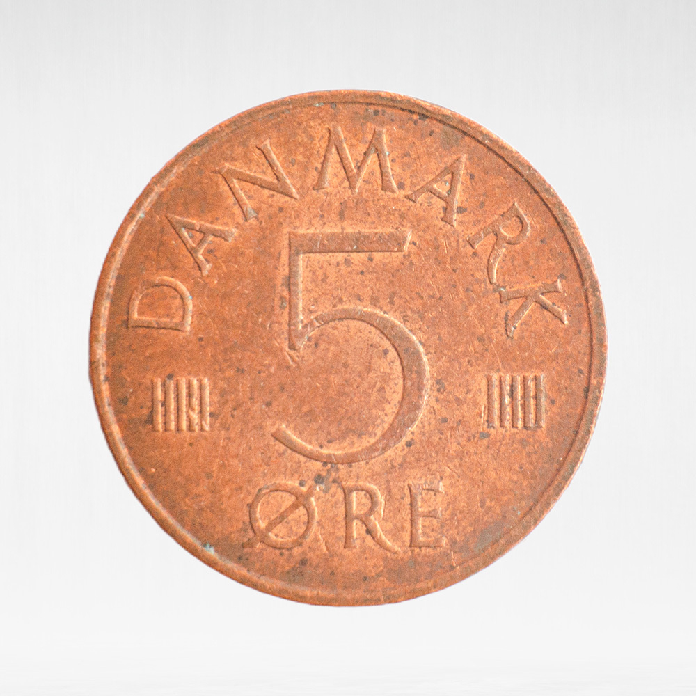 Denmark, 5 Øre - Margrethe II, 1981, VF