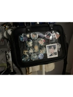 Сумка через плечо с прозрачным окошком