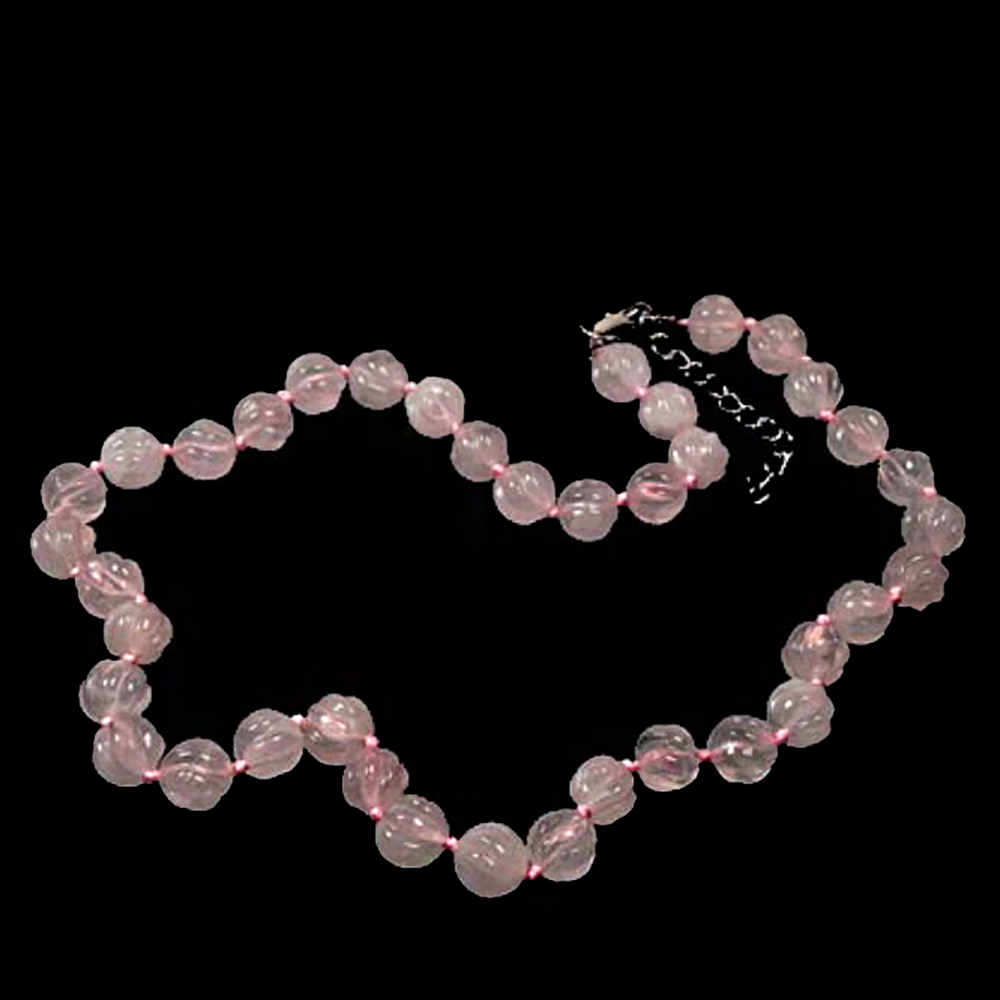 Бусы "Ацтеки" розовый кварц асс.