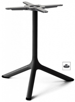 Столик ламинированный кофейный Scab Design Tripe, черный, тортора