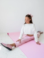 Брюки для девочки на осень розовые