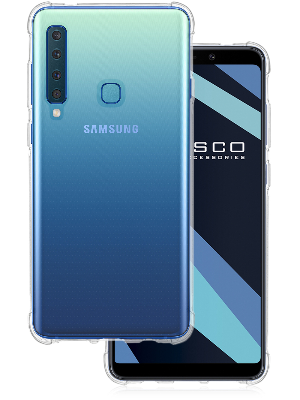 Чехол ROSCO для Samsung Galaxy A9 (2018) оптом (арт. SS-A9(8)-HARD-TPU-TRANSPARENT)