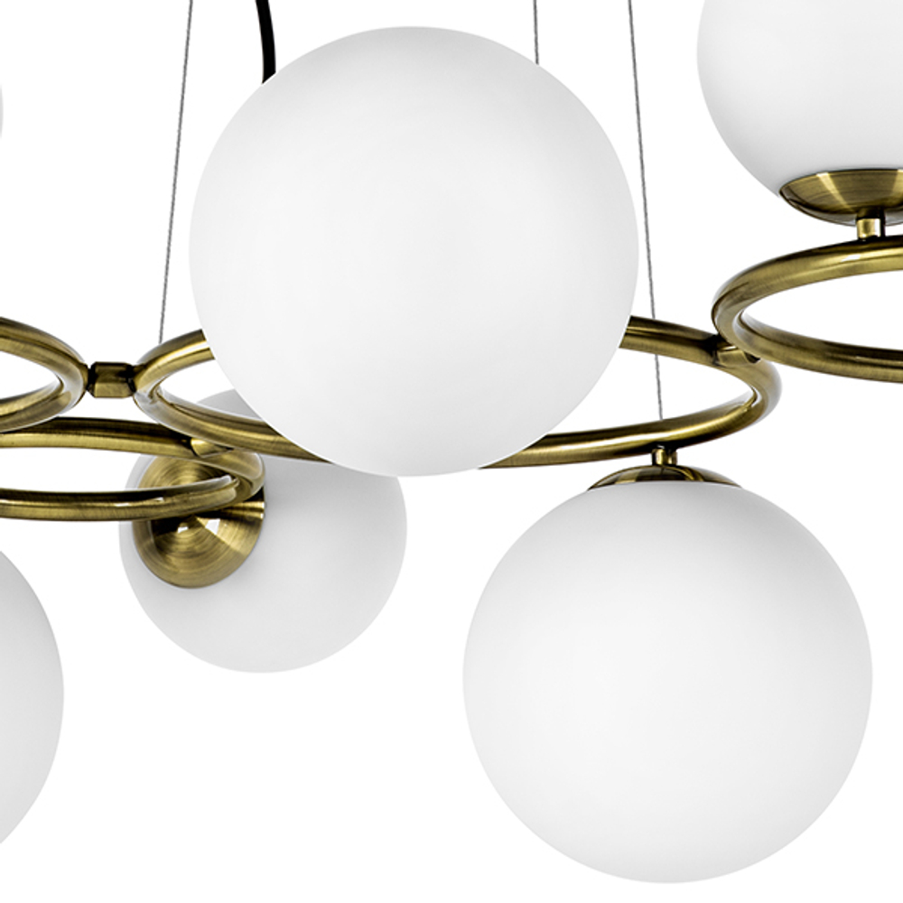 815091 Люстра GLOBO 9х40W G9 ЛАТУНЬ