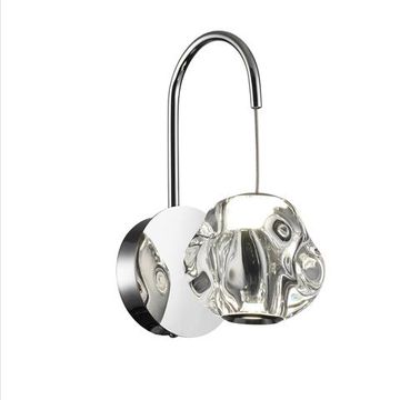 5084/5WL L-VISION ODL25 561 хром/прозрачный/металл/акрил Бра LED 5W 4000K 250Лм JEMSTONE