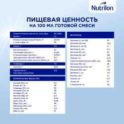 Смесь молочная Nutrilon Premium 1 1200 г с 0 месяцев