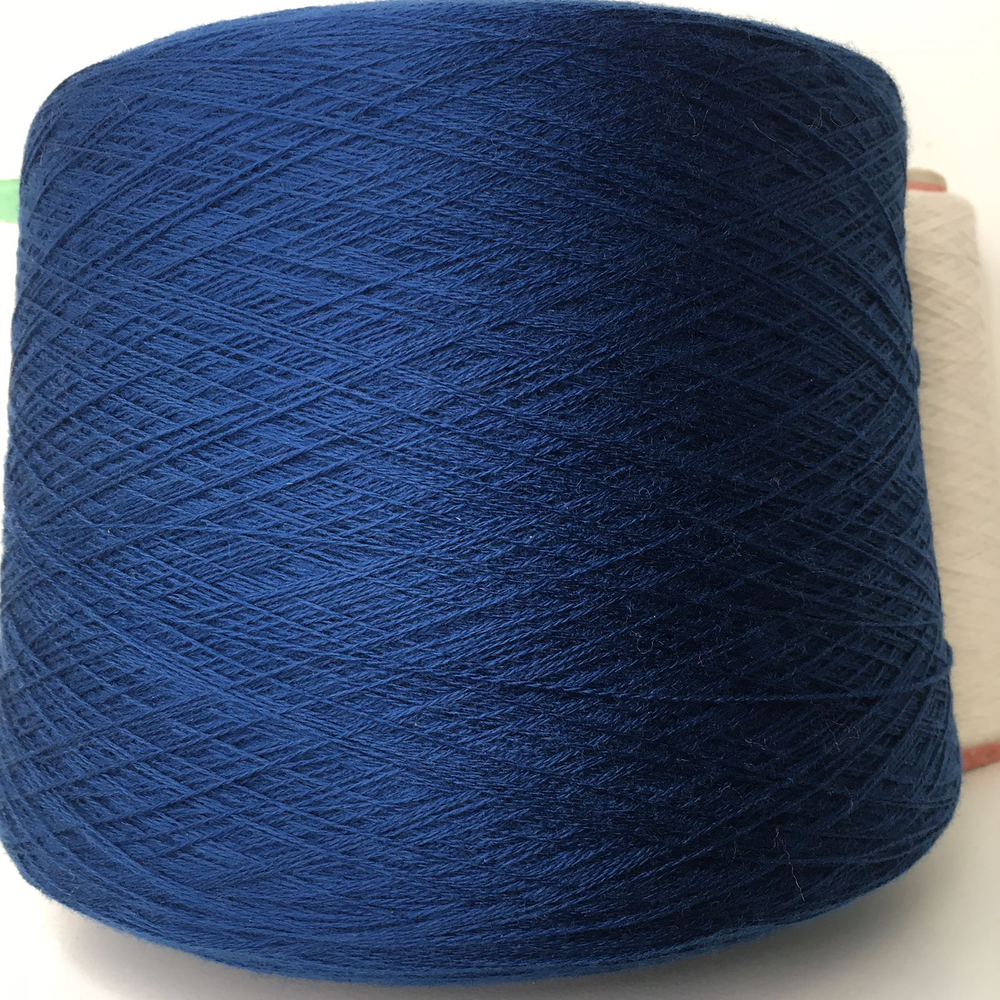 CASHWOOL - Zegna Baruffa Lane Borgosesia; 100% меринос; 1500м/100гр, (2/30); col. 165887, цвет: темно-синий, "Черное море" Есть мал.бобинка 84гр.