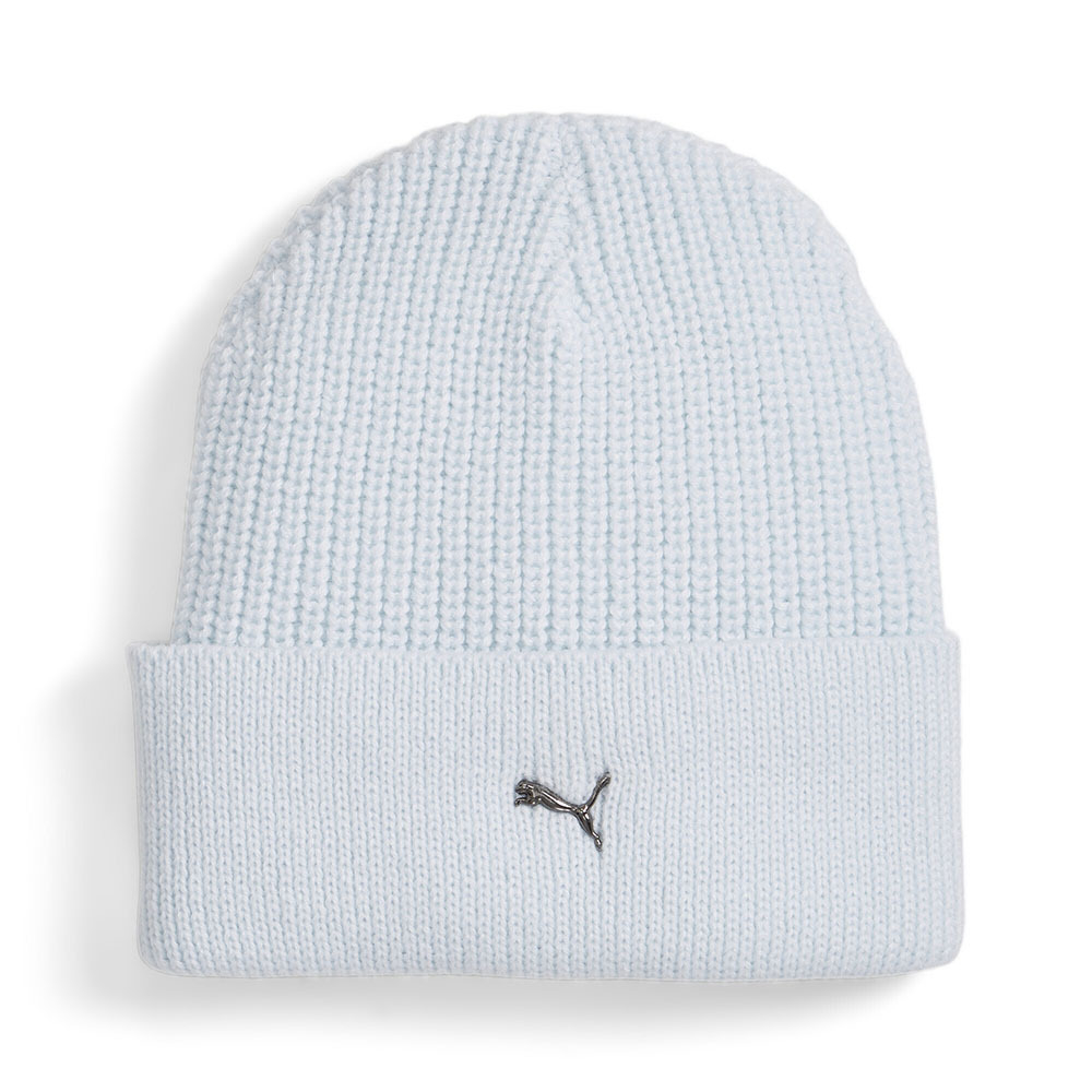 Шапка PUMA Metal Cat Beanie, 02487404, светло-голубой