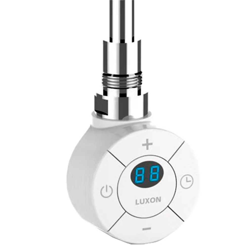 Электрический ТЭН LUX-03M-600 с дисплеем и таймером 600W БЕЛЫЙ