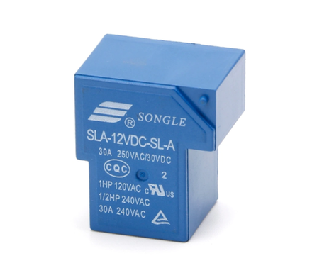 Реле DC 12V (5 контактов, 1 группа, переключающее) 30А