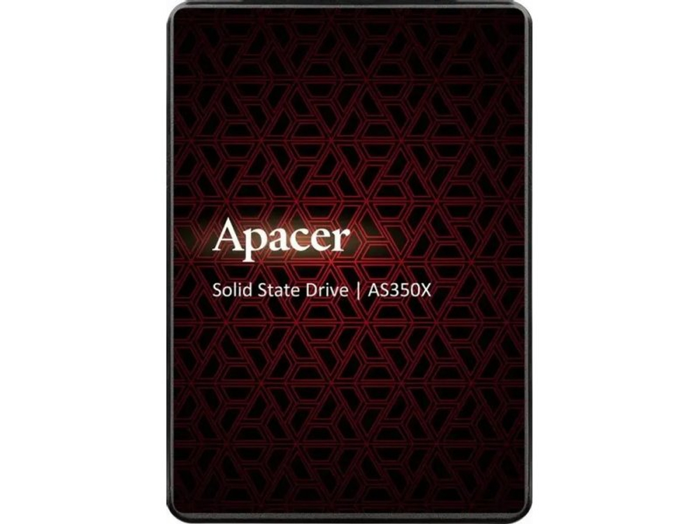 SSD накопитель Apacer AS350X 512ГБ, 2.5" SATA, SATA III, [AP512GAS350XR-1]