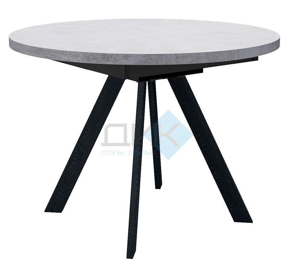 Стол DikLine RD100 опоры чёрные