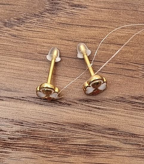Серьги пусеты Ангелочки