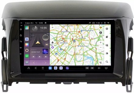 Магнитола для Mitsubishi Eclipse Cross 2018-2022 (ШГУ под козырьком) - Carmedia OL-1570 QLed, Android 13, TS20, CarPlay, SIM-слот