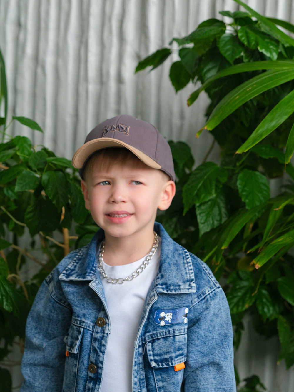 Кепка Jumbi (Серый/Бежевый)