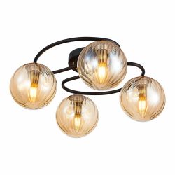 Citilux Эрни CL122145 Люстра потолочная Чёрная