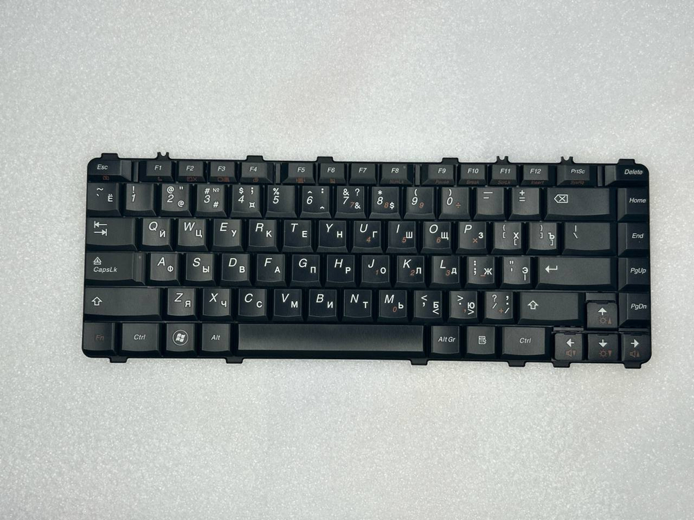 Клавиатура для ноутбука Lenovo B460/V460/Y450/Y460/Y550/Y560 раскладка - русская, без подсветки, черная (25009982), оригинал