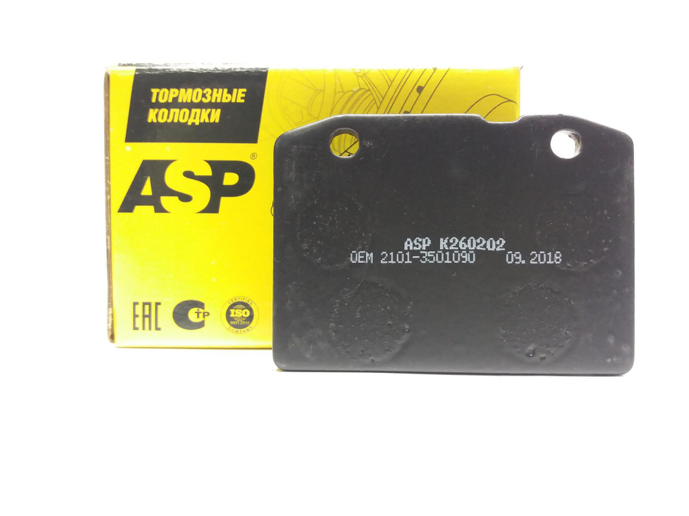 Колодки тормозные передние для ВАЗ 2105, 2106, 2107 ASP