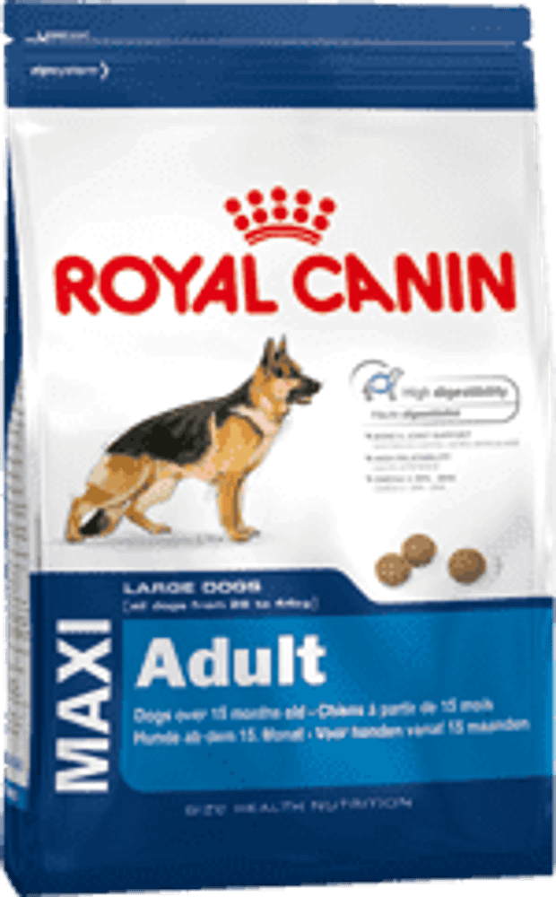 Royal Canin 4кг Макси эдалт корм для взрослых собак крупных размеров (вес собаки от 26 до 44 кг) Royal Canin 4кг Макси эдалт корм для взрослых собак крупных размеров (вес собаки от 26 до 44 кг)