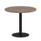 Onix Direct Стол круглый O.SPRG-1 Дуб Аризона/Металл Черный 900*900*750