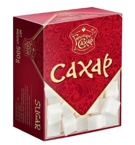 Сахар прессованный кубиками "Городейский" 500 г. Городея