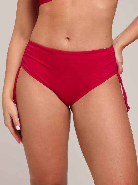 Плавки Zebra слипы на завязках (красный)