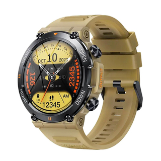 Cмарт часы круглые умные smart watch