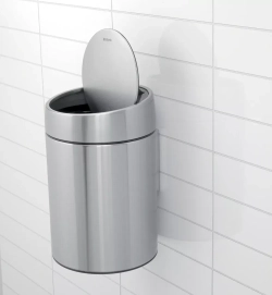 Brabantia - Контейнер для мусора Slide Bin 5л, матовая сталь / артикул   477546  / GTIN 8710755477546