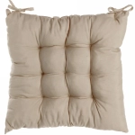 Сидушка на стул 40*40см «ИДЕА» цвет бежевый