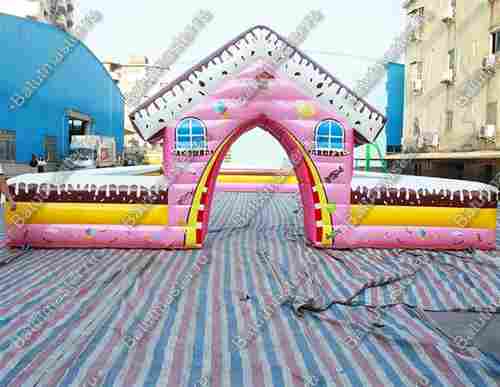 Надувная игровая комната "Сладкий дом" размер 7*7*2 м