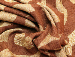 Рогожка Ализэ коричневый