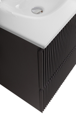 Тумба с раковиной подвесная BelBagno UNO-700-2C-SO-GSO Темно-Серый матовый, раковина белая BB-8099-70