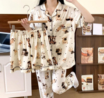 Пижама штаны+шорты+рубашка 1478