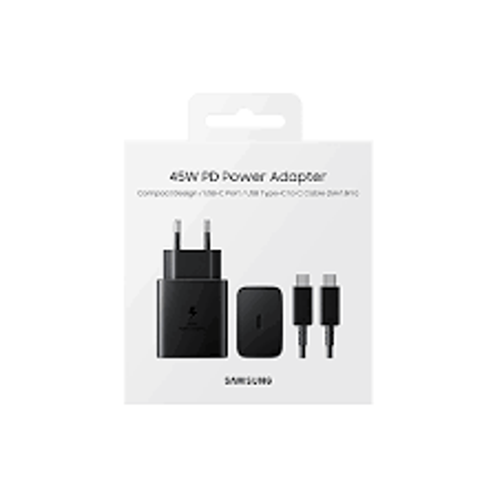 СЗУ Samsung EP-T4510 USB Type-C с функцией быстрой зарядки 45Вт, черный (EP-T4510XBEGRU)