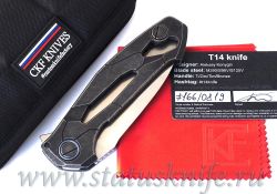 Нож CKF T14W (new T90) Alexey Konygin, M390, Copper, Tiфотография - 1