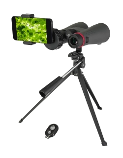 Фотобинокль Levenhuk Kelvin Snap 10x50 вид с экраном и пультом