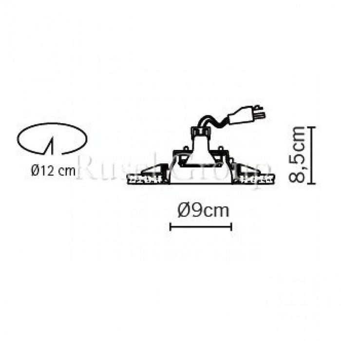 Встраиваемый светильник Fabbian Tools F19 F30 01