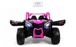 Детский электромобиль RiverToys X707XX BLACK-PINK/черно-розовый
