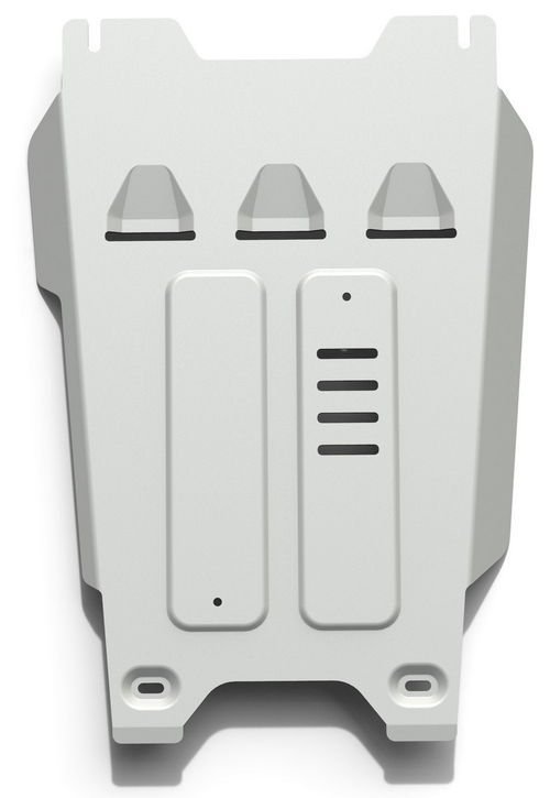 Защита КПП Rival для Isuzu D-Max II (V - 2.5TD) 2012-2021/Isuzu D-Max II рестайлинг (V - 3.0TD) 2017-2021 (устанавл-ся совместно с 2333.9102.1.6), штампованная, алюминий 6 мм, с крепежом, 2333.9103.1.6