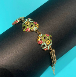Браслет MYIDEA Elements & Crystal Stone 14K ювелирная эмаль с сердечками