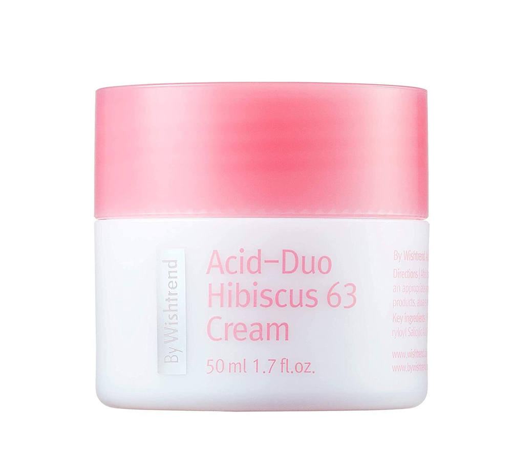 By Wishtrend Крем для лица антиоксидантный с LHA-кислотой - Acid-duo hibiscus 63 cream, 50мл