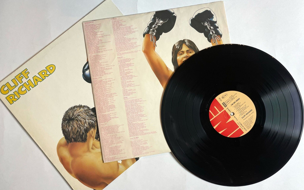Винтажная виниловая пластинка LP Cliff Richard I am No Hero (Germany 1980)