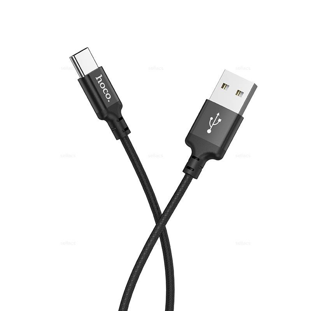 Кабель USB на Type-C Hoco X14 (black)