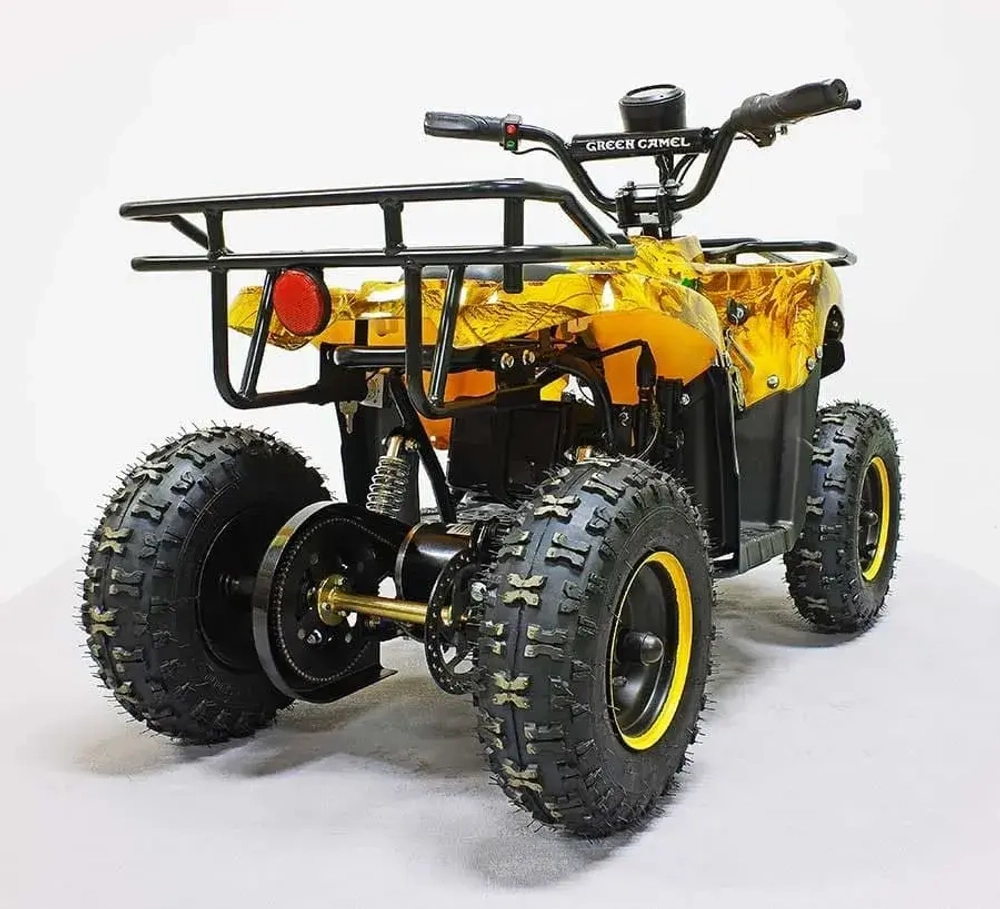 Электроквадроцикл Green Camel Гоби K45 (36V 800W R6 Цепь) быстросъем, ножной тормоз