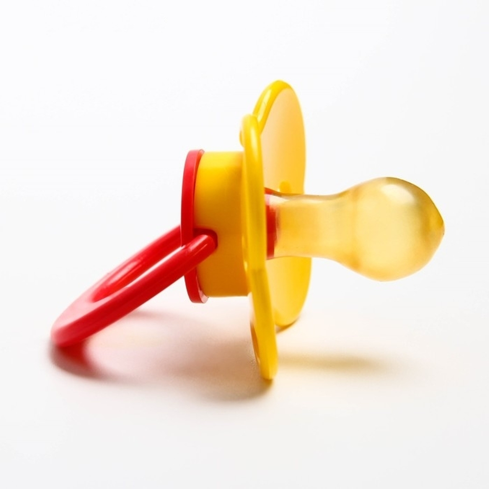 Пустышка латексная классическая «Бабочка» с кольцом, от 0 мес. 741130